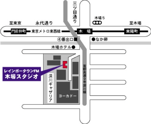 木場スタジオmap